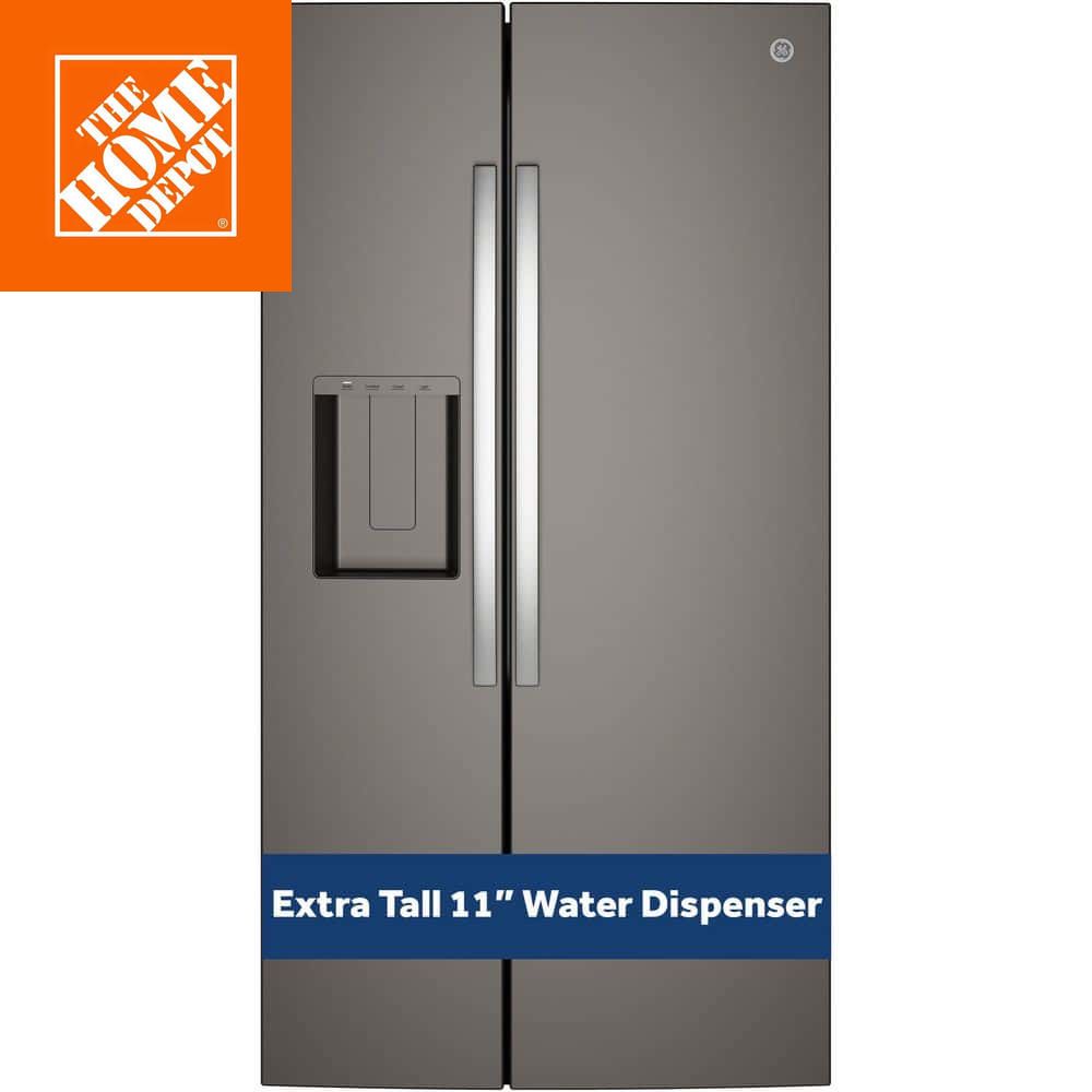 GE 27.9 cu ft side-by-side refrigerator with filtered ice and water dispenser