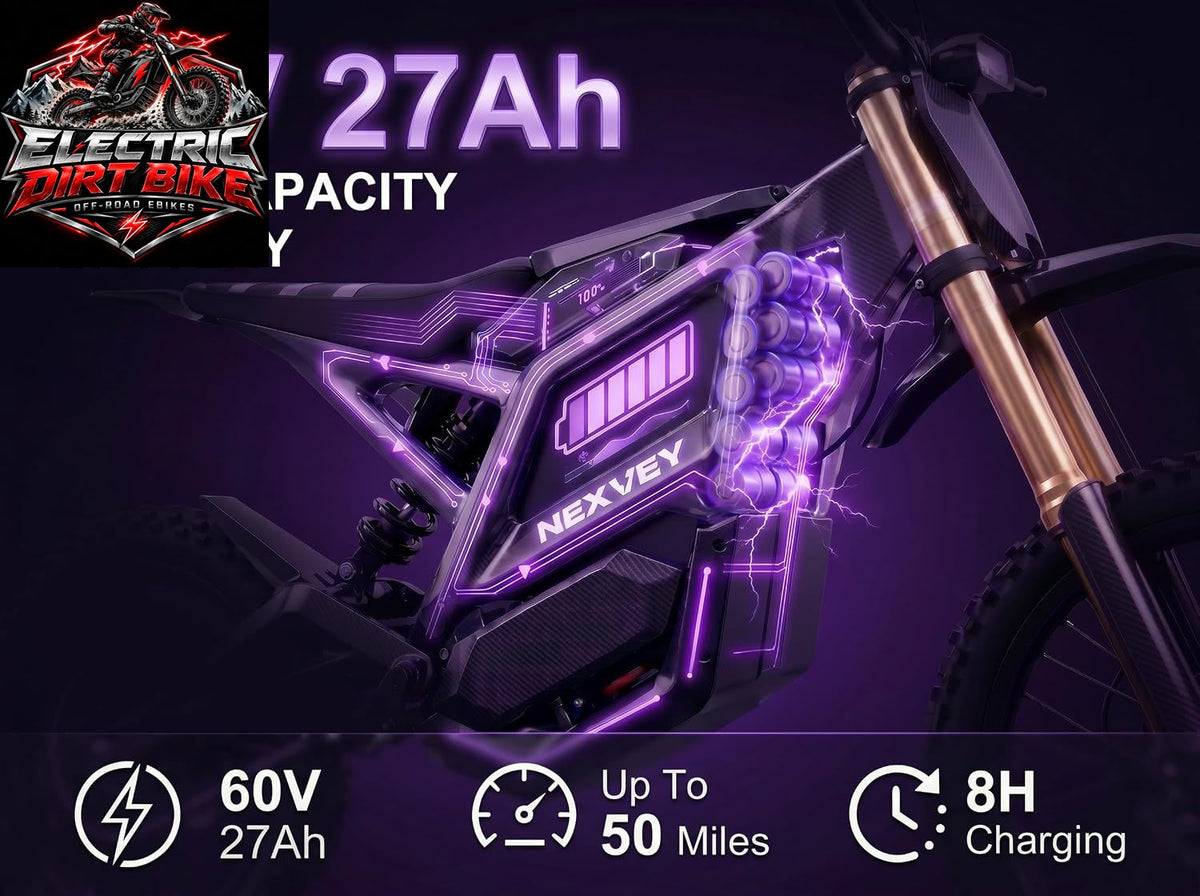 NEXVEY FLASH PRO with Wheelie Assist, 5000W Peak Electric Dirt Bike