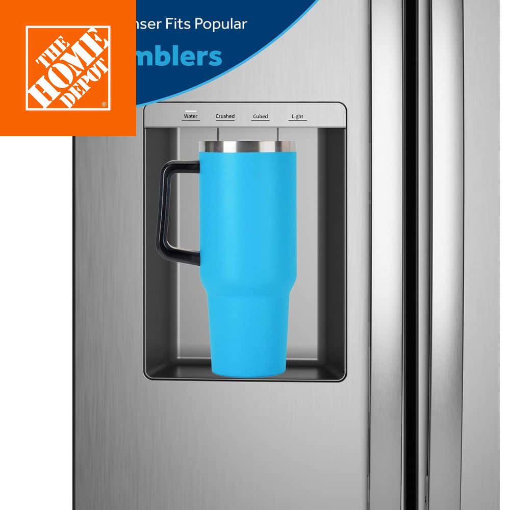 GE 27.9 cu ft side-by-side refrigerator with filtered ice and water dispenser