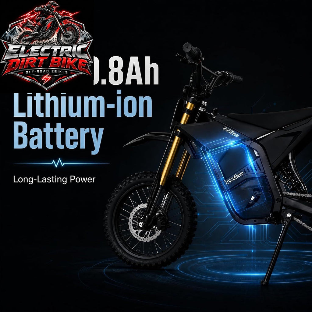 Veydran MX4 Electric Dirt Bike with Hydraulic Suspension and 60V Battery