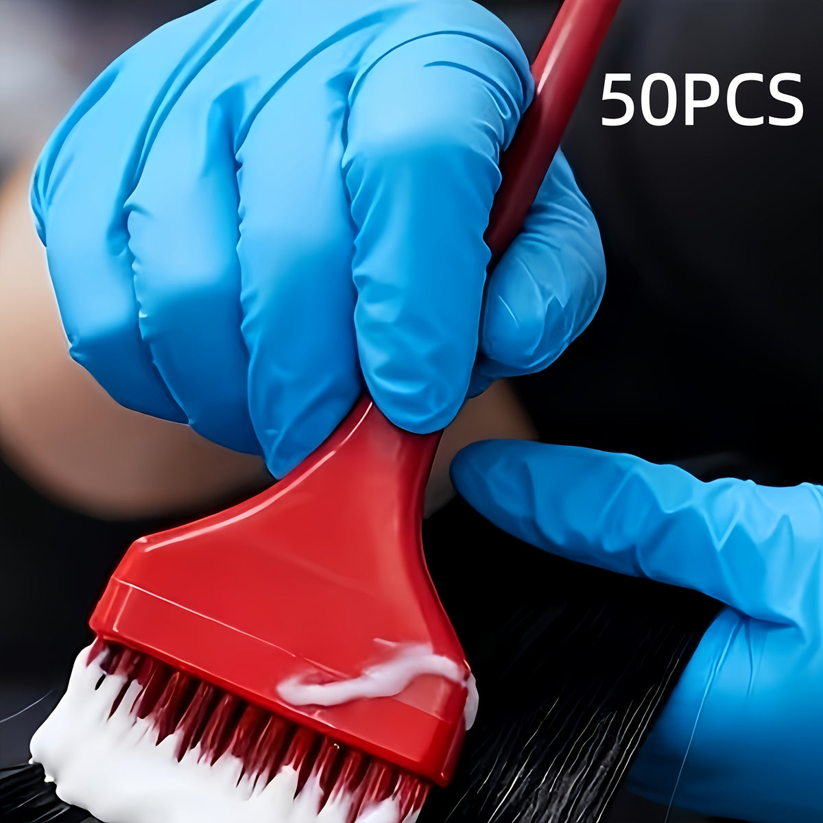 Blue Disposable Nitrile Gloves | Suitable for Living Rooms, Bathrooms, Pet Bathing, Hairdressing | Multi-functional Household Cleaning Gloves | Waterproof