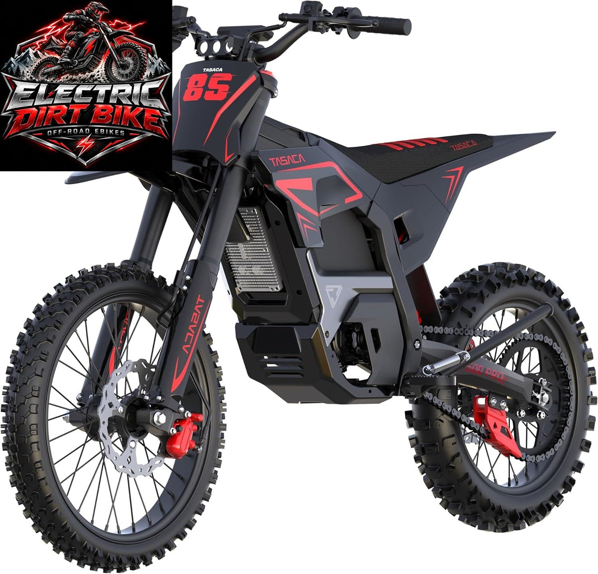 Tasaca T500 Pro 6500W Mid-Drive Dirt Motorcycle with Five Power Modes