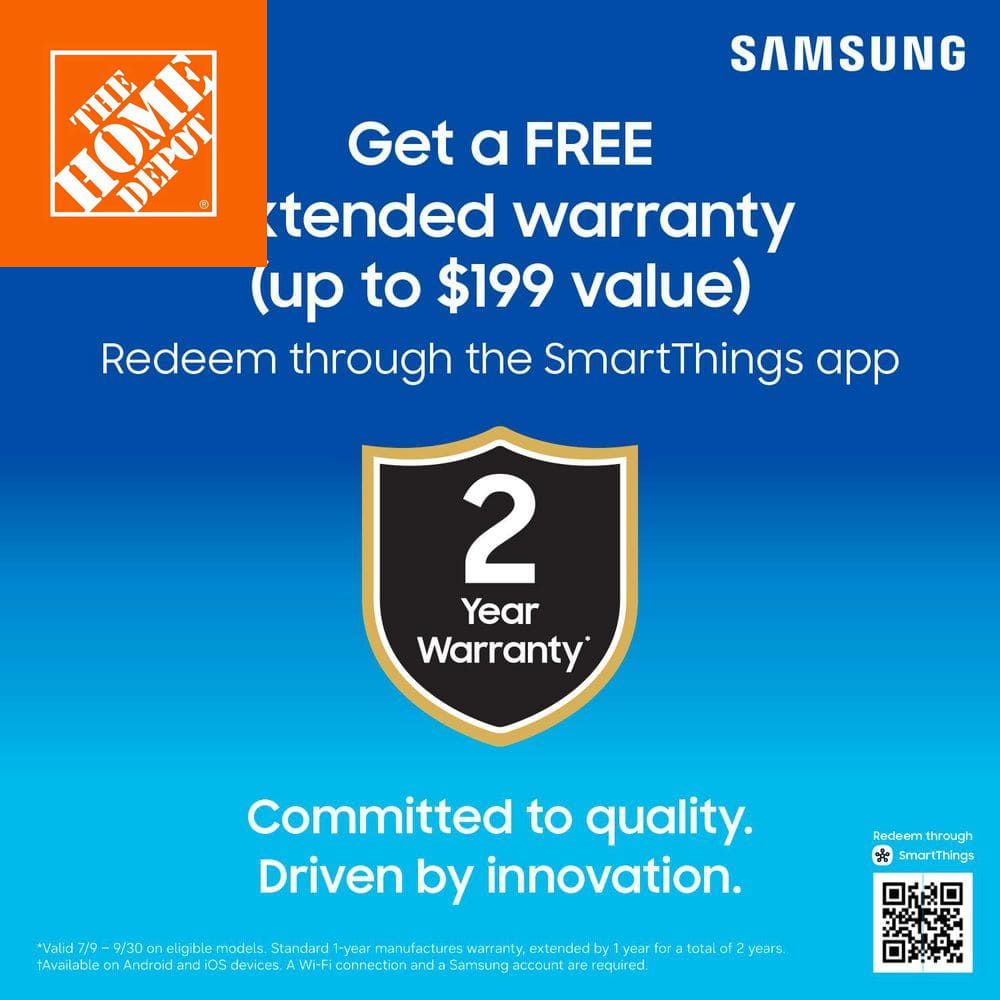 Samsung BESPOKE 28.9 cu ft four-door refrigerator with Beverage Center