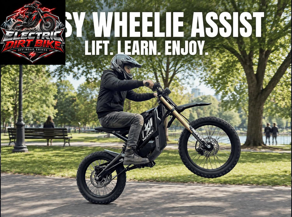 NEXVEY FLASH PRO with Wheelie Assist, 5000W Peak Electric Dirt Bike