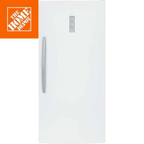 White 20 cu ft garage-ready freezerless refrigerator with counter-depth cabinet