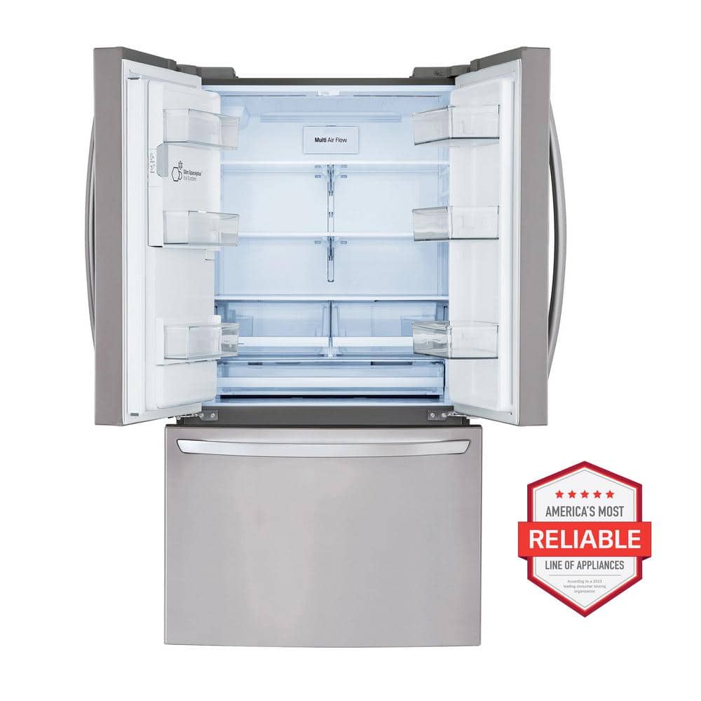 LG 27.7 cu ft French door refrigerator with dual ice makers and Craft Ice